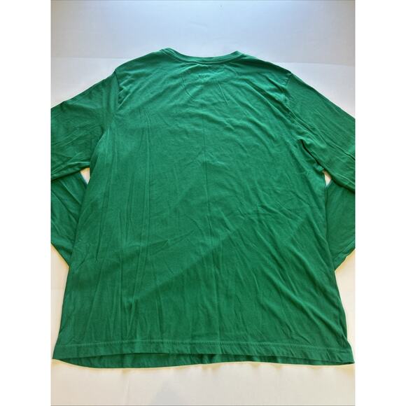 Jammies For Your Families Men's Green Long Sleeve Christmas Shirt Size L - Picture 4 of 5